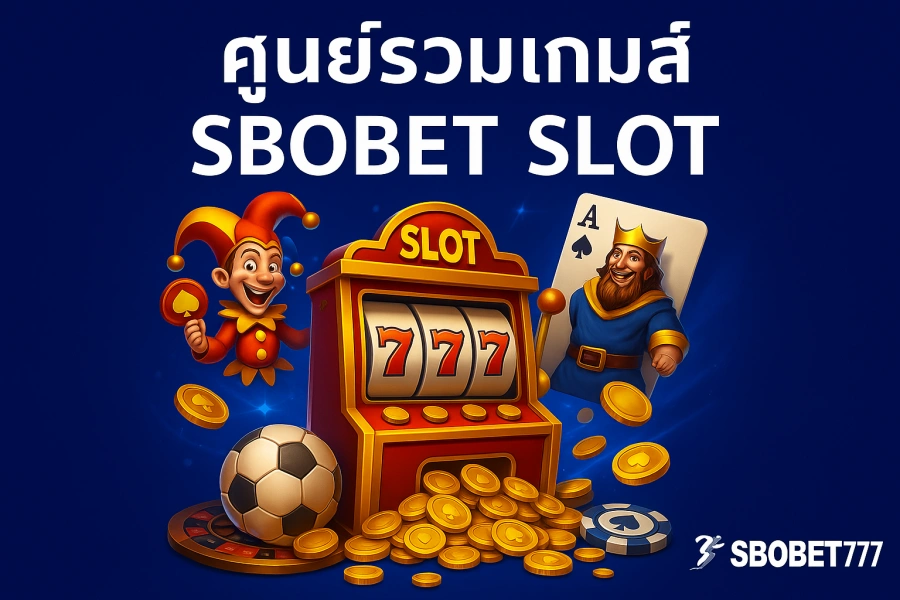 ศูนย์รวมเกมเดิมพันออนไลน์ SBOBET Slot บน SBOBET777Thai